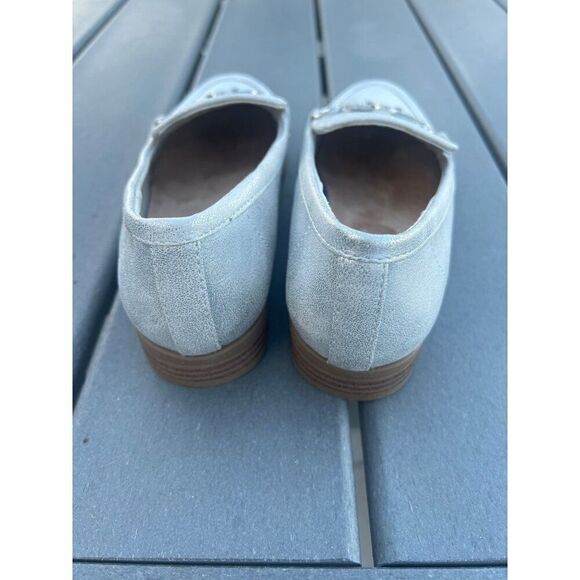 Dr Scholl’s Women Silver Rate Adorn Slip-On Loafers Size 6.5M - Picture 4 of 8